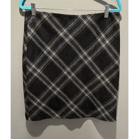 Eddie Bauer Wool Blend Women’s Skirt Plaid Size 10 NWT - Picture 1 of 5